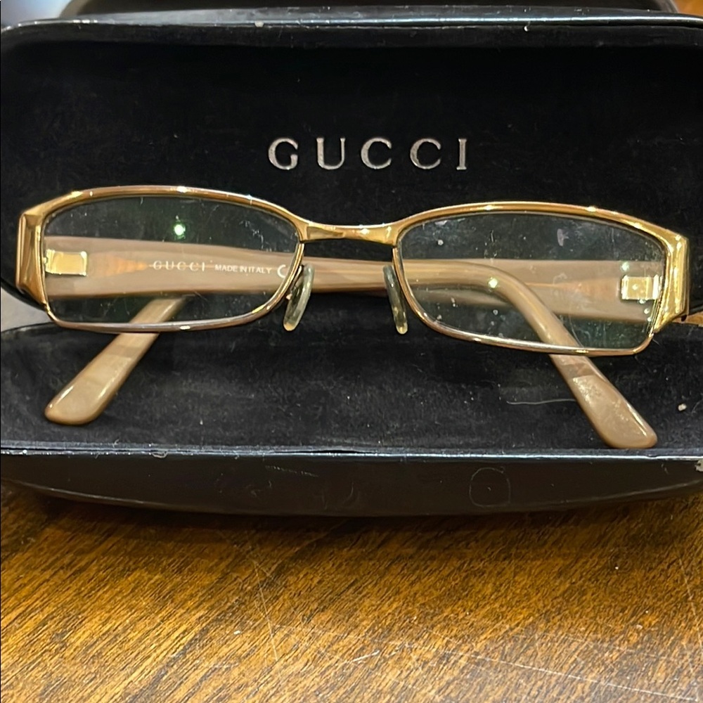 Gucci Gold Men's Glasses
